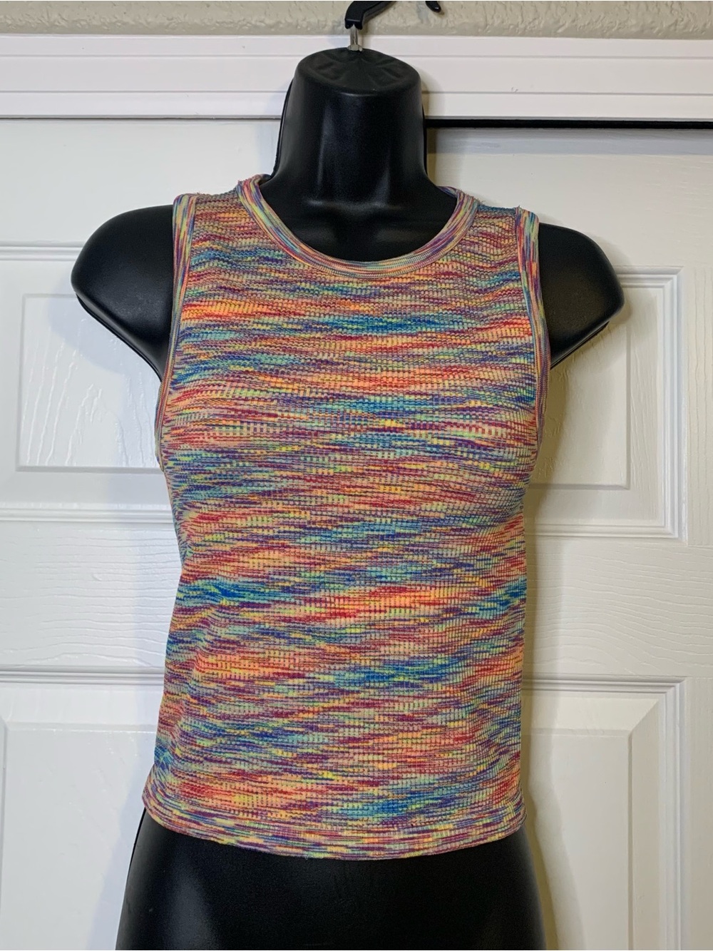 Multicolor Knit Soft Tank Top
